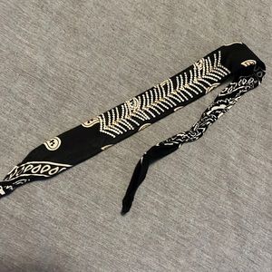 Embellished Bandana Neck Scarf